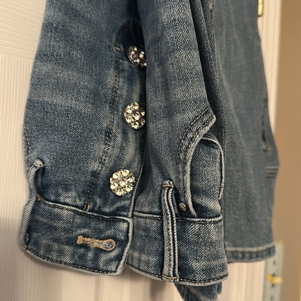 White House Black Market Rhinestone Jeans size 14